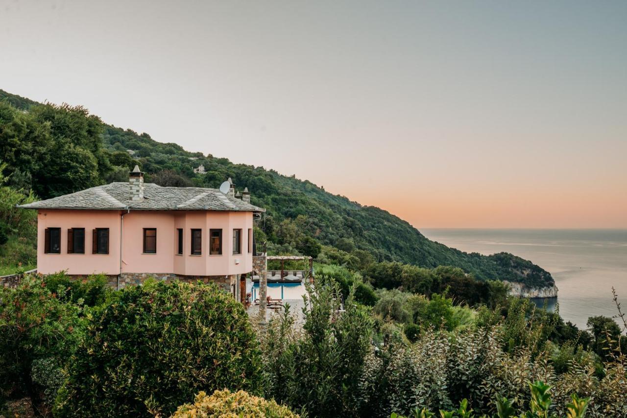 Elysian Luxury Villa Pelion Tsagarada Exterior foto